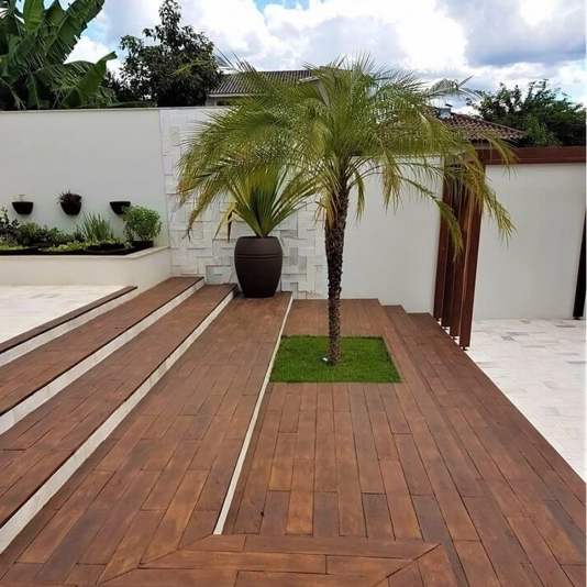 PISO CIMENTÍCIO - MADEIRA PARA DECKS
